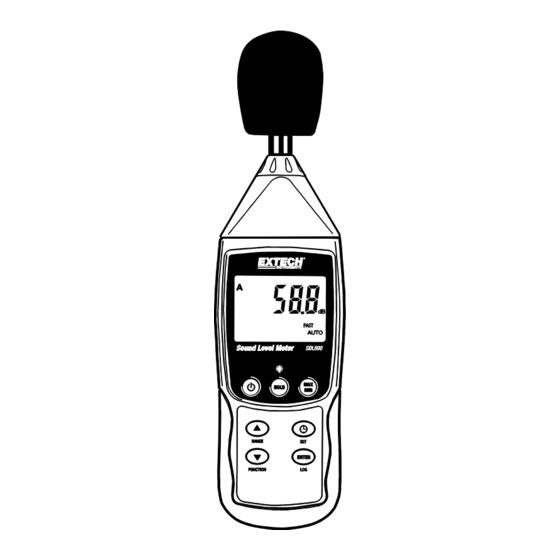 Extech Instruments SDL600-NIST User Manual