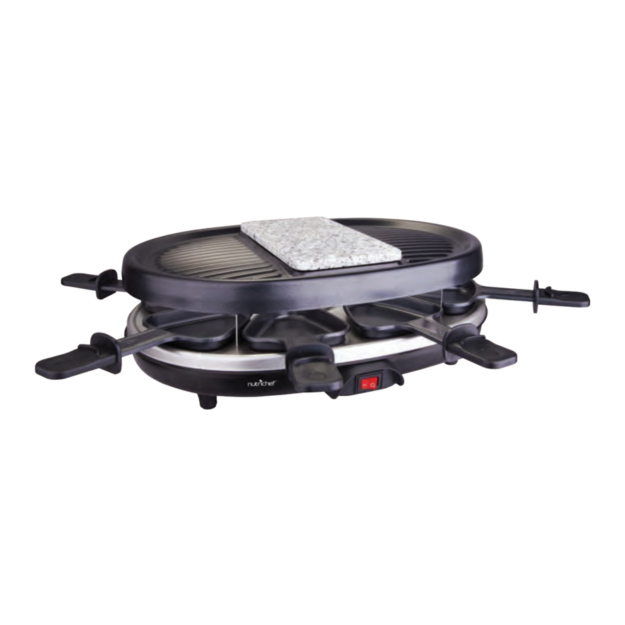 NUTRICHEF PYLE PKGRST32 - Raclette Grill Manual