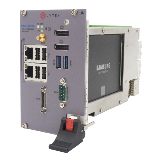 JYTEK PXIe-3127e Manuals