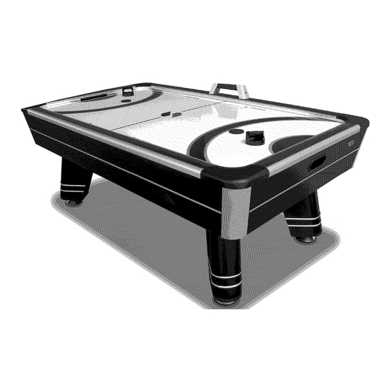 Sportcraft SILVER LINE TURBO HOCKEY TABLE Assembly Instructions And Rules