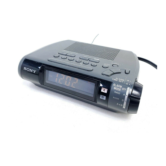 Sony ICF-C253 Dream Machine AM/FM Radio reloj con sintonizador digital  (descontinuado por el fabricante)