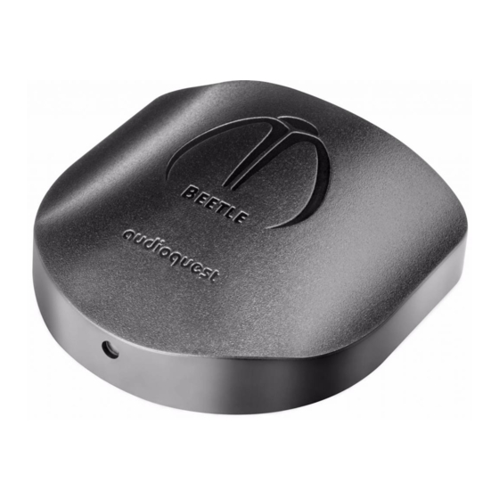 AudioQuest Beetle Bluetooth DAC Converter Manuals