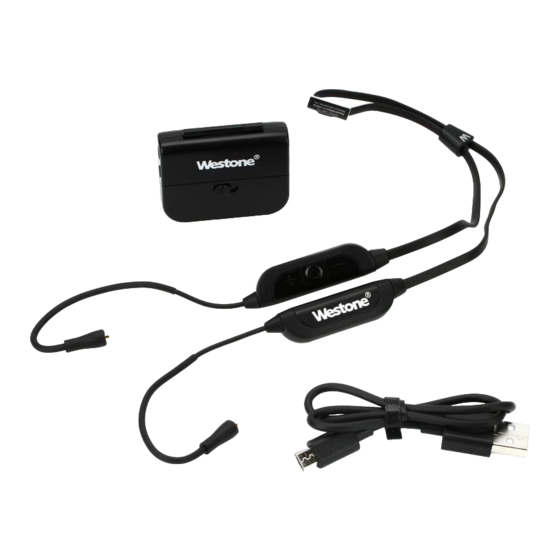 Westone Bluetooth Cable V2 User Manual