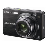 Sony DSCW170 - Cybershot 10.1MP Digital Camera Handbook