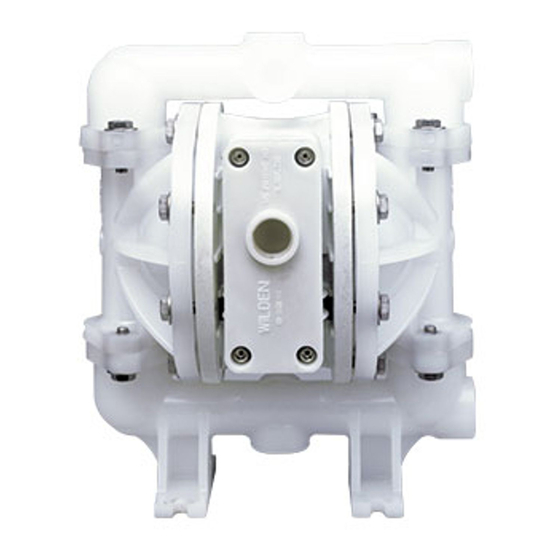Wilden Advanced P100 Series Engineering, Operation & Maintenance