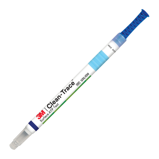 3M Clean-Trace UXL100 Product Instructions