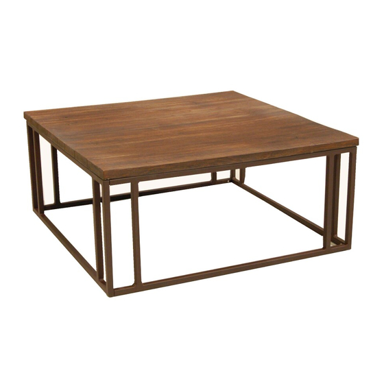 LF allen + roth LG-3098-CHT Coffee Table Manuals