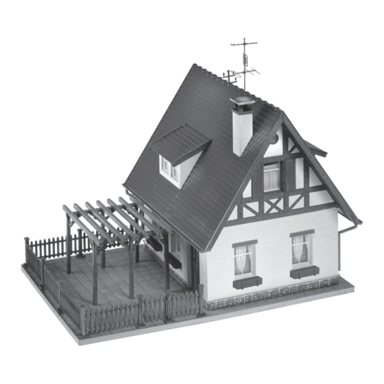 POLA G Residential Building with Pergola 331084 Assembly Instructions Manual