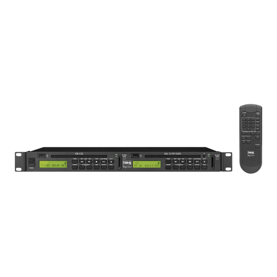 IMG STAGE LINE CD-122 User Manual