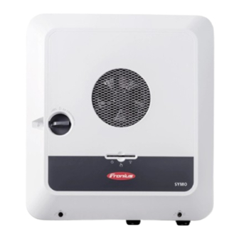Fronius Symo GEN24 Quick Start Manual