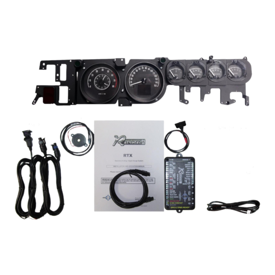 Dakota Digital Retrotech RTX-68D-CHG Quick Start Manual