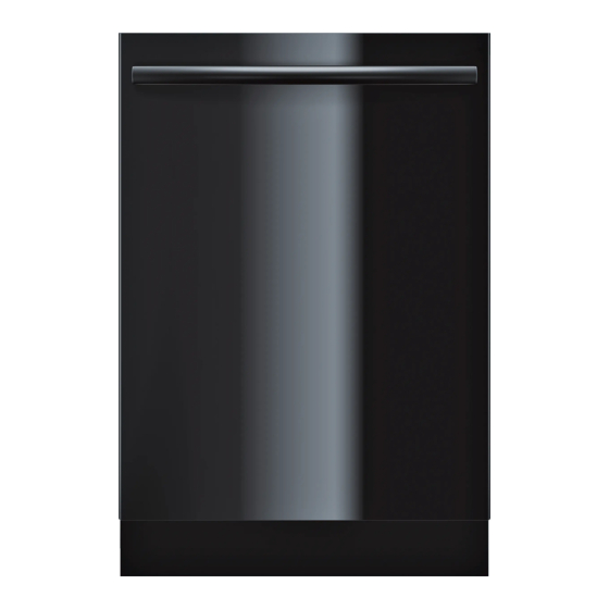 Bosch SHX65P06UC Getting Started