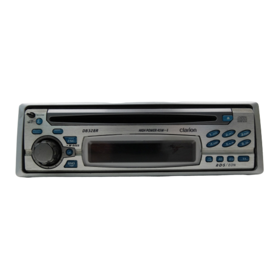 Clarion BD329R Owner's Manual