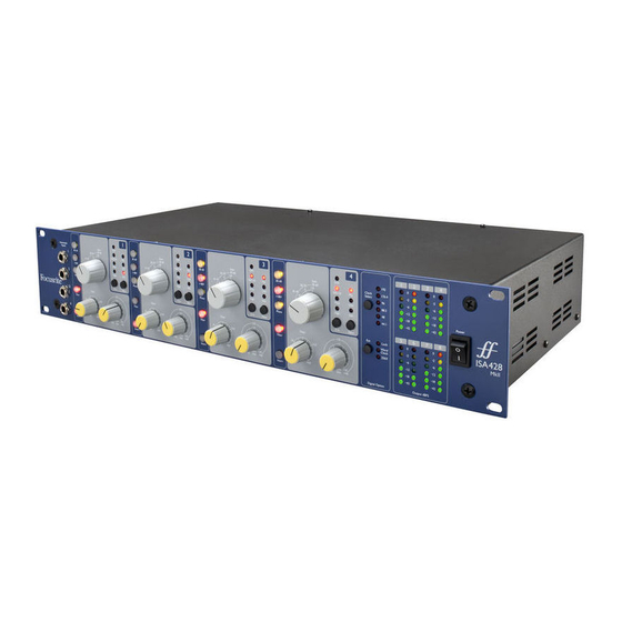 Focusrite ISA428 MkII User Manual