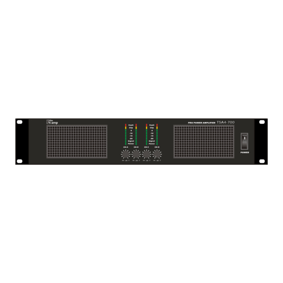 t.amp TSA4-700 Owner's Manual