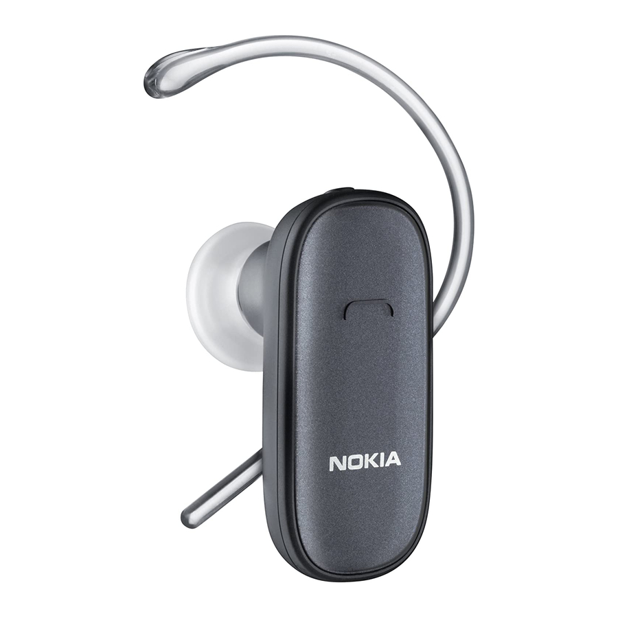 Nokia BH105 - Bluetooth Headset Ice Manuals