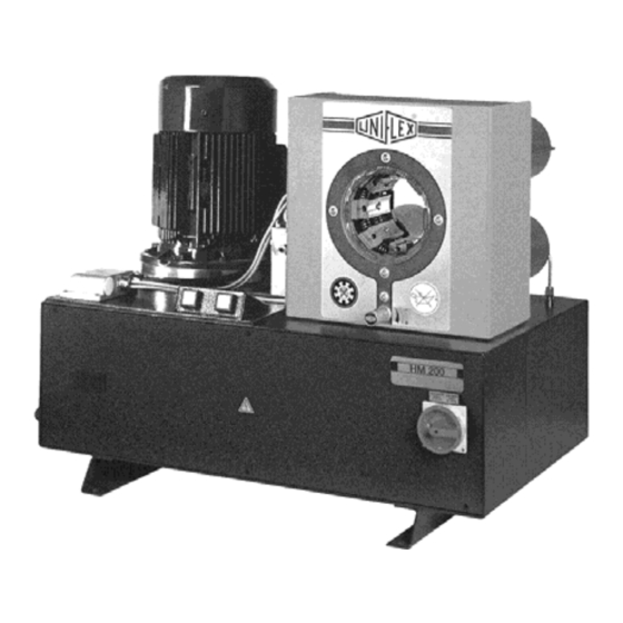 Uniflex HM 250 Operating Manual