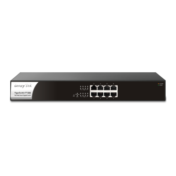 Draytek VigorSwitch P1085 User Manual