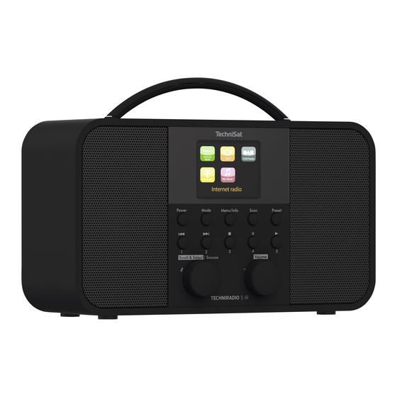 TechniSat TECHNIRADIO 5 IR Manual