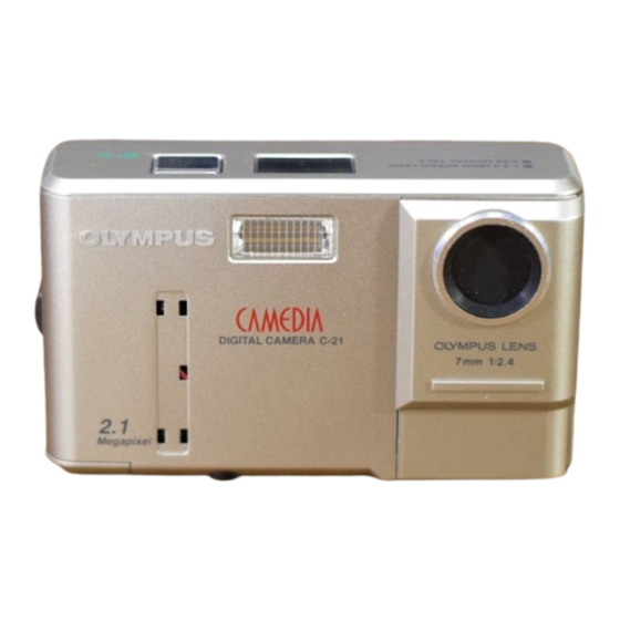 Olympus CAMEDIA C-21 Instructions Manual