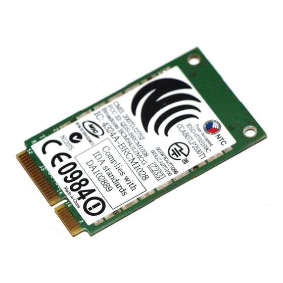 Broadcom BCM94312MCG User Manual