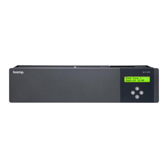 Biamp Qt X300 Manual
