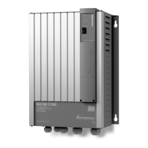 Mastervolt MASS SINE 12/1200-230V Supply Manuals