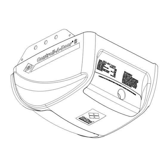 Controll-A-Door S series Instruction Manual