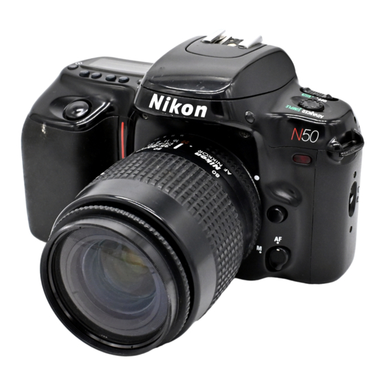 Nikon N50 Instruction Sheet
