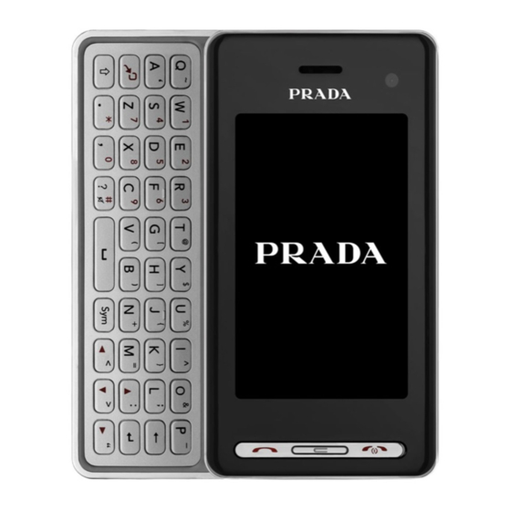 LG PRADA KF900 User Manual