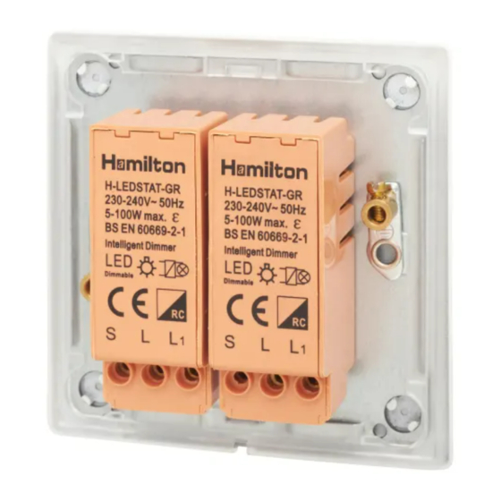 Hamilton H-LED-STAT Installation Note