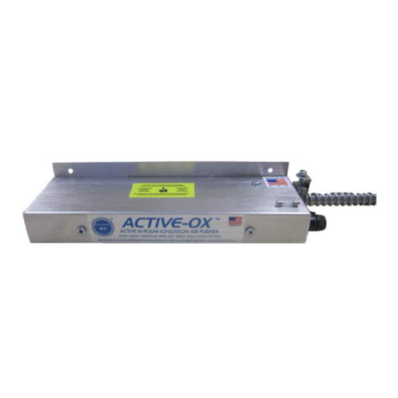 Bioclimatic ActiveOx Series Installation, Operation And Maintenance Manual