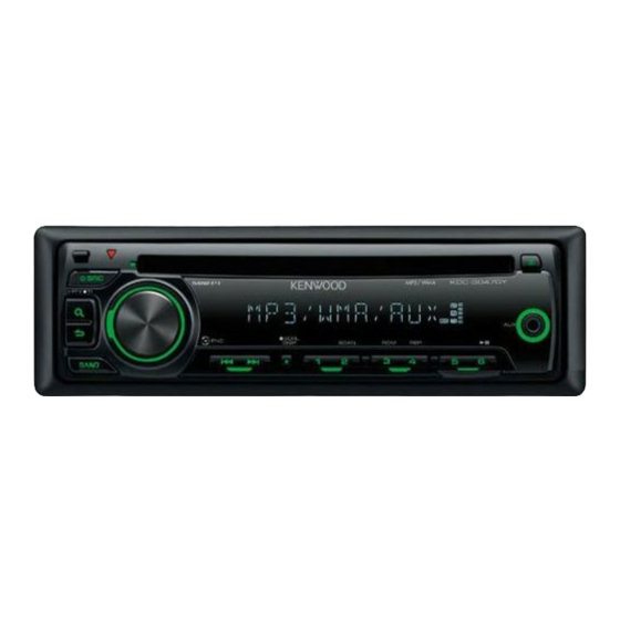 Kenwood KDC-314A Instruction Manual