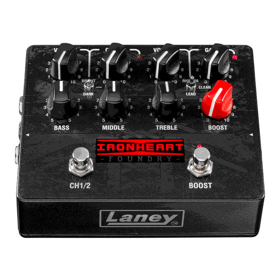 Laney IRONHEART FOUNDRY LOUDPEDAL User Manual