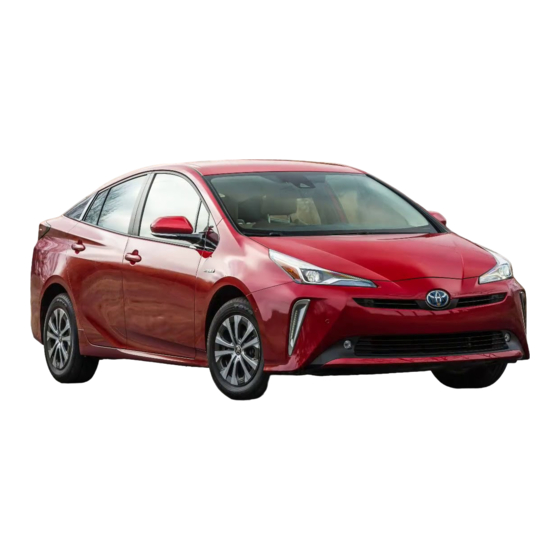 Toyota Prius 2019 Manual