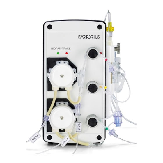 Sartorius BioPAT Trace Operating Instructions Manual