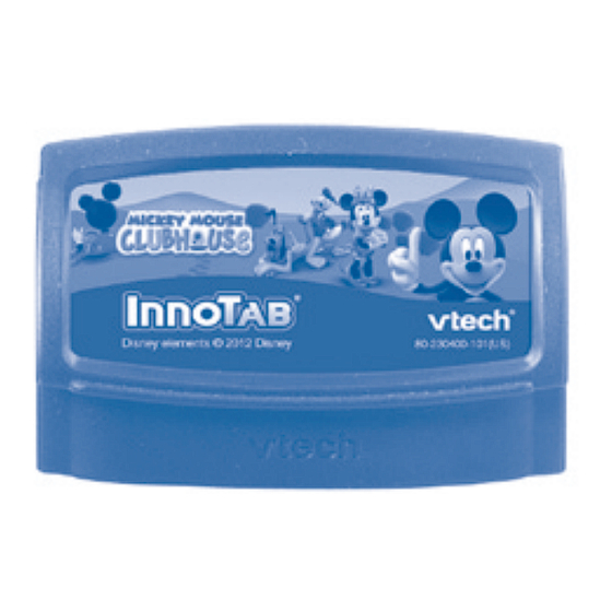 VTech InnoTab Software - Mickey Mouse Clubhouse User Manual
