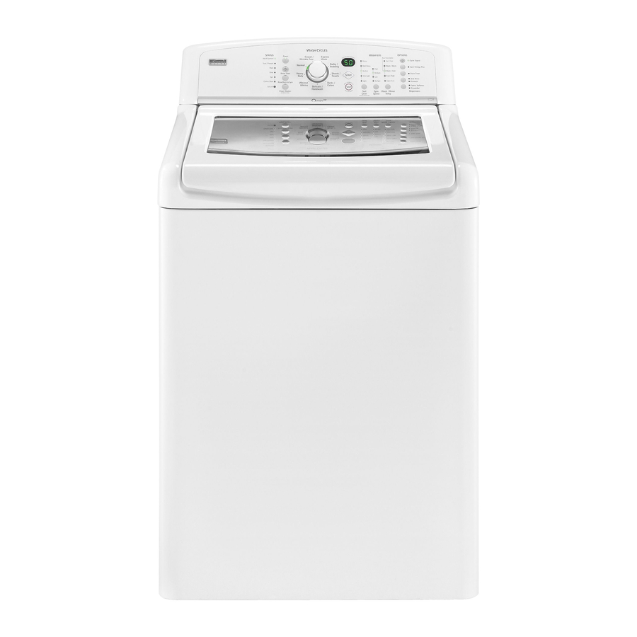 Kenmore OASIS HT W10026626B Use & Care Manual