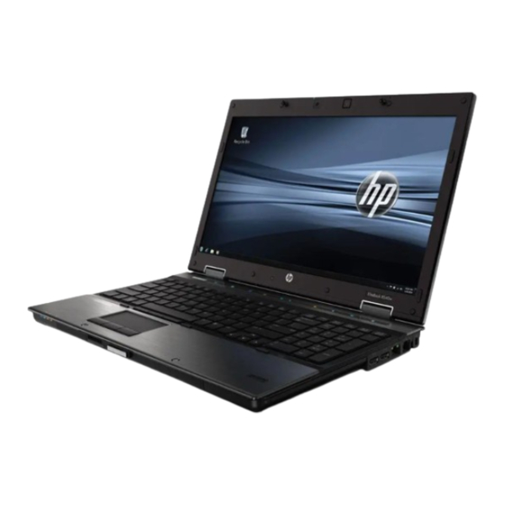 HP EliteBook 8540w Overview