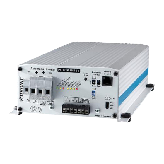 Votronic Pb 1250 Mounting Instruction And Operating Manual