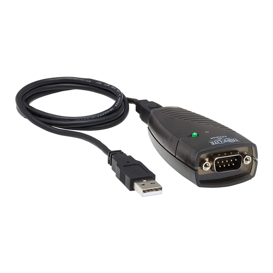 Tripp-Lite USA-19HS USB Serial Adapter Manuals