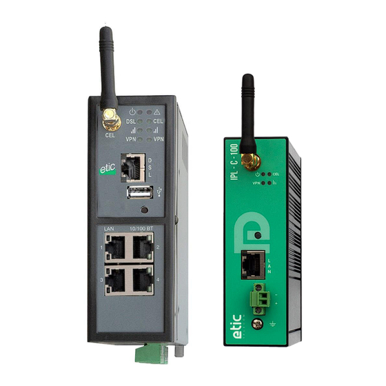 ETIC IPL-CW-2 Series User Manual