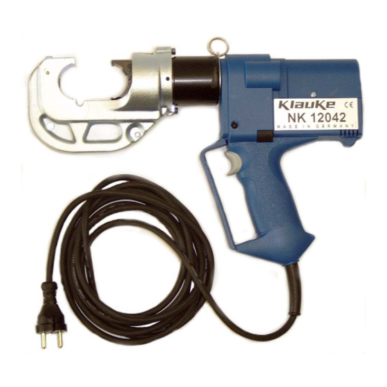 Textron Klauke NK 120/42 Instruction Manual