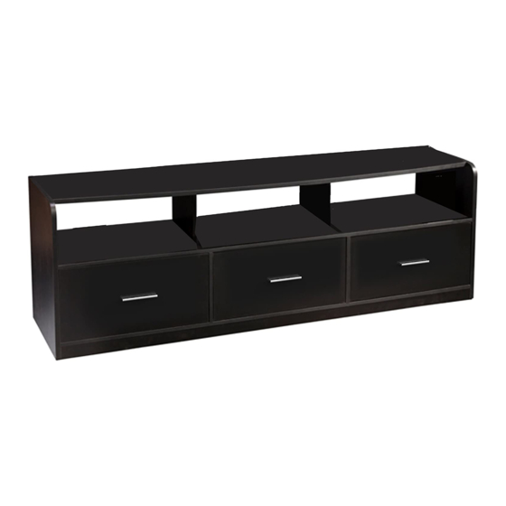 convenience concepts Tribeca TV Stand 151311CH Assembly Instructions Manual