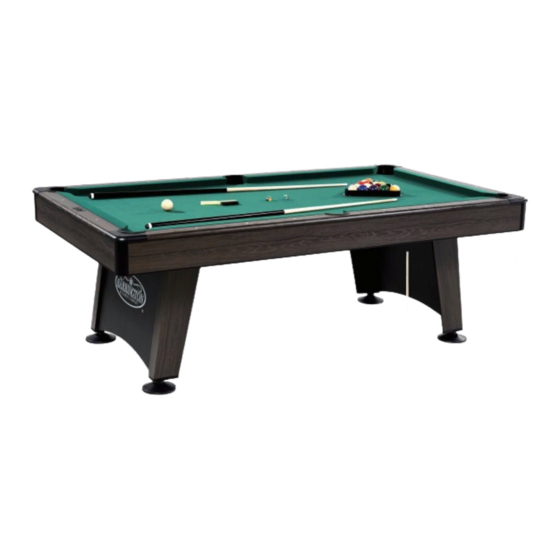MD SPORTS BL090Y21001 Billiard Table Manuals