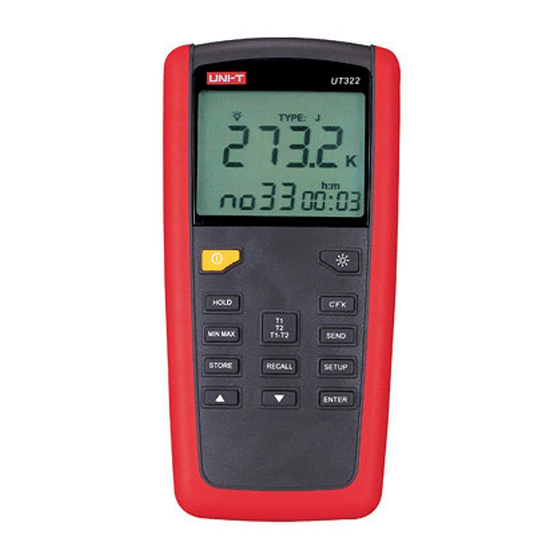 UNI-T UT320D Operating Manual