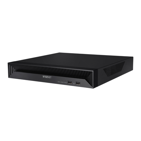 Hanwha Techwin WISENET QRN-830S User Manual