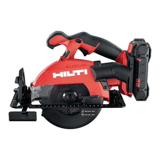 Hilti NURON SC 6WL-22 Manual