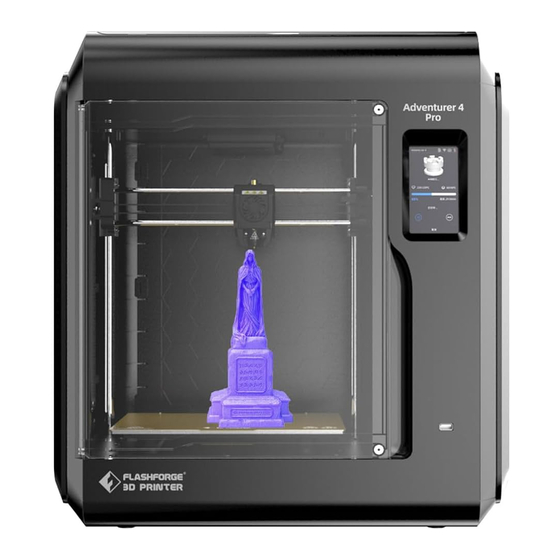 Flashforge Adventurer 4 Pro User Manual