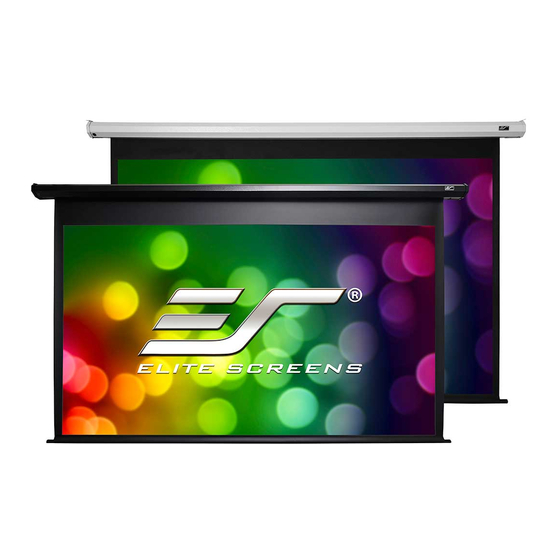 Elite Screens Tab-Tension 3 Series User Manual